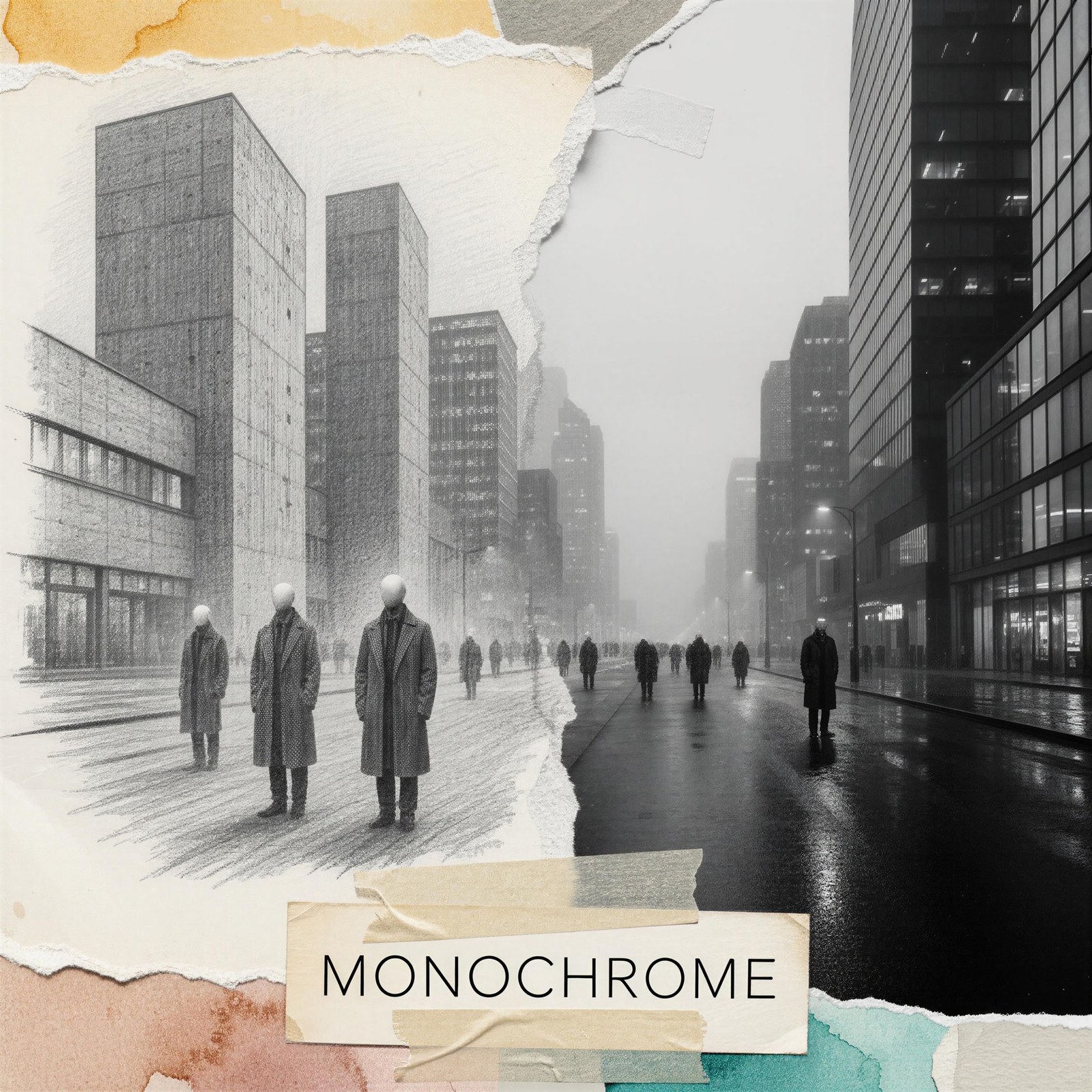 Monochrome cover