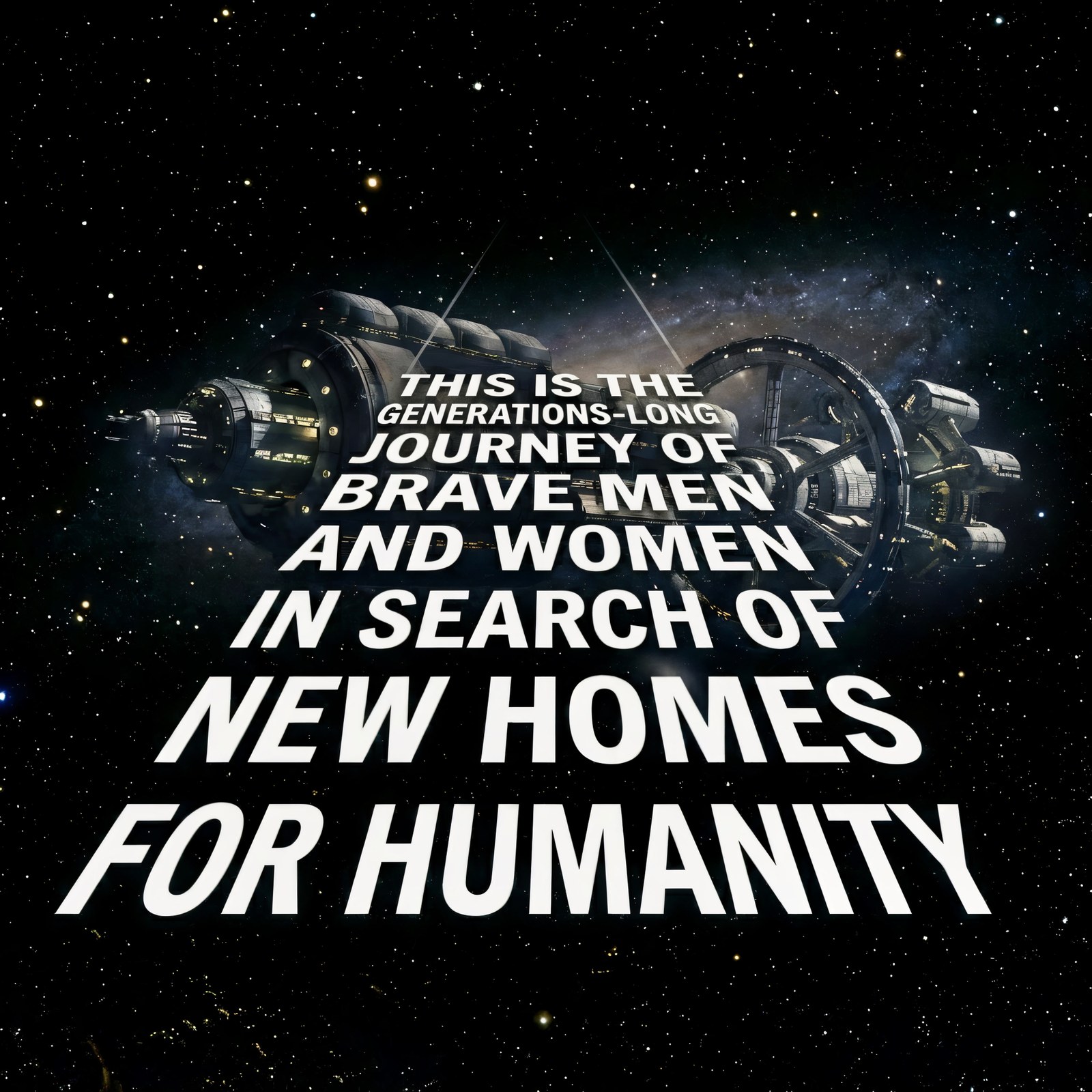 This is the generations-long journey of brave men and women in search of new homes for humanity. cover